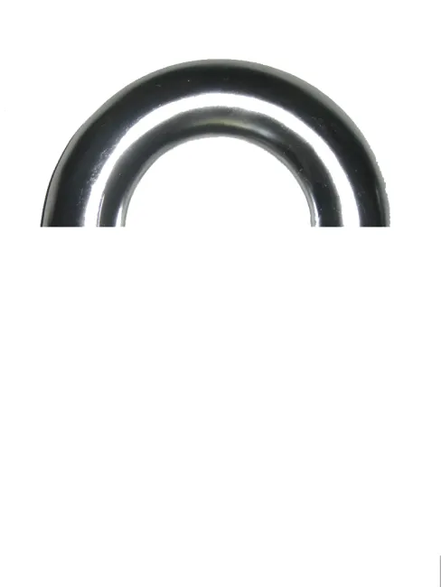 Alurohrbogen 180° ø 76mm - L 320mm - 2mm Wandstärke schweibar