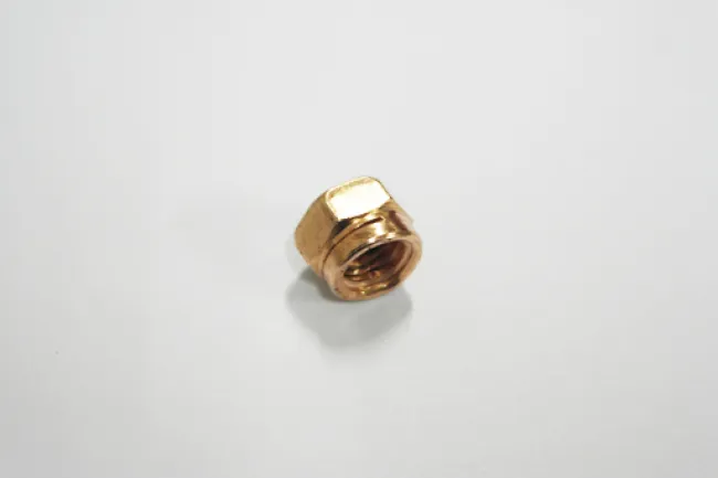 Kupfermutter M8 Muter aus Kupfer mit 12er Schlüsselweite SW