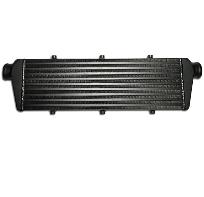 Ladeluftkühler 550x180x65mm Alu - Anschlüsse 57,5mm intercooler SCHWARZ