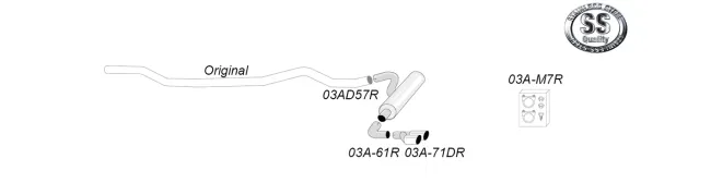 Simons Edelstahl Sportauspuffanlage 2x 80 mm für BMW F36 420D