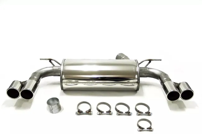 Simons Edelstahl Sportauspuffanlage Duplex 2x 80 mm für BMW F36 420i, 430i