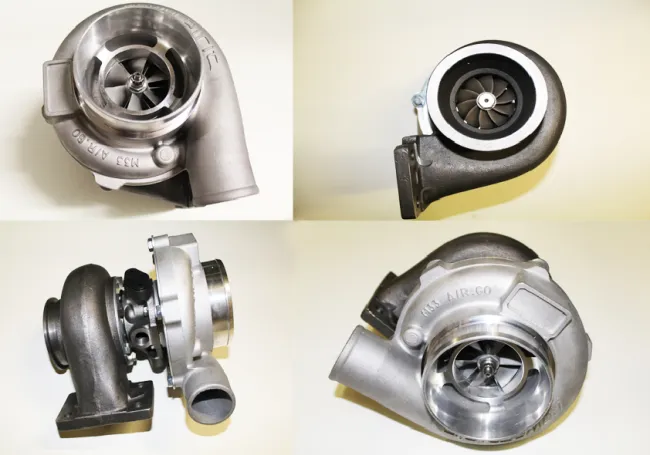 Turbolader GT3076 HF High Flow 60A/R - 82A/R T3 Flansch - Vband Anschluss, gleitgelagert