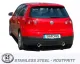 Edelstahl Sportauspuffanlage Duplex L+R 1x100 mm für VW Golf V 1.4TSi/1.4TSi GT EG-Genehmigung