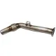 Hosenrohr Downpipe für Audi A4 A6 1.8T B5 3B 3BG Quattro ø 76mm 3" aus Edelstahl