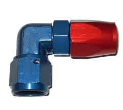 Aluminium Fitting Alu 90° Blockwinkel D10 7/8-14 UNF Aluanschluss