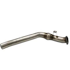 Downpipe für Audi A4 A6 1.8T B6 Quattro ø 76mm 3" aus Edelstahl mit Interlock Flexrohr