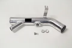 Druckrohr / Throttlepipe Alu für 1.8TSI 2.0 TFSI mit Geräuschverstärkerabgang